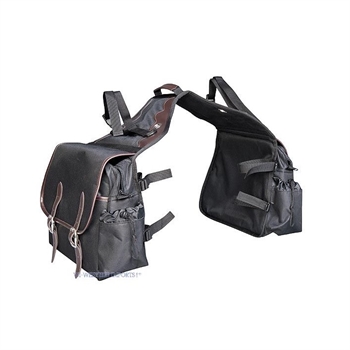 Tuff Stuff Saddle Bag | Large w/ Leather