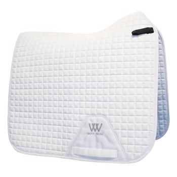 Pro Dressage Saddle Pad | White 16"/Cob