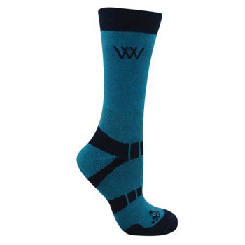 Woof Wear | Short Bamboo Waffle Socks | Ocean Navy