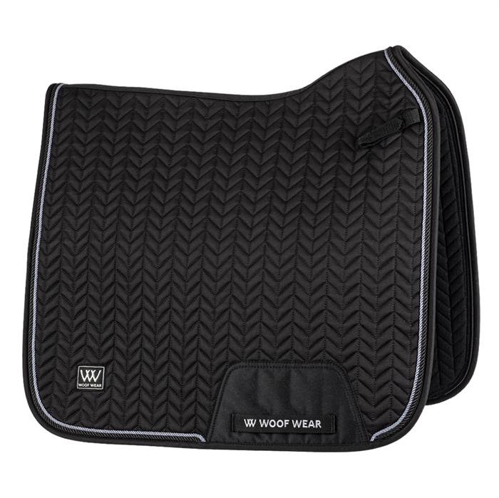 Herringbone Dressage Pad | Black 17"/Full