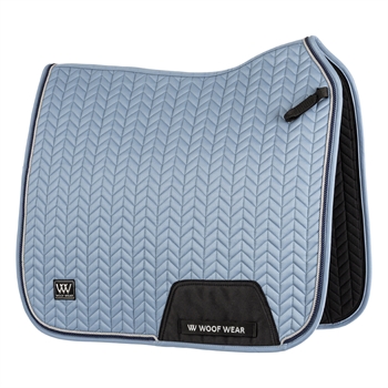Herringbone Dressage Pad | Steel Blue 17"/Full