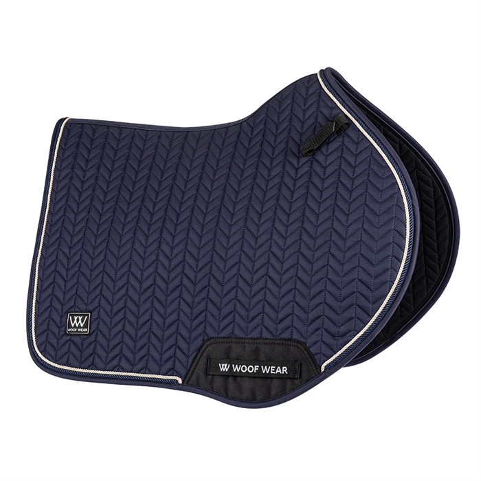 Herringbone Close Contact Pad | Navy 16"/Cob