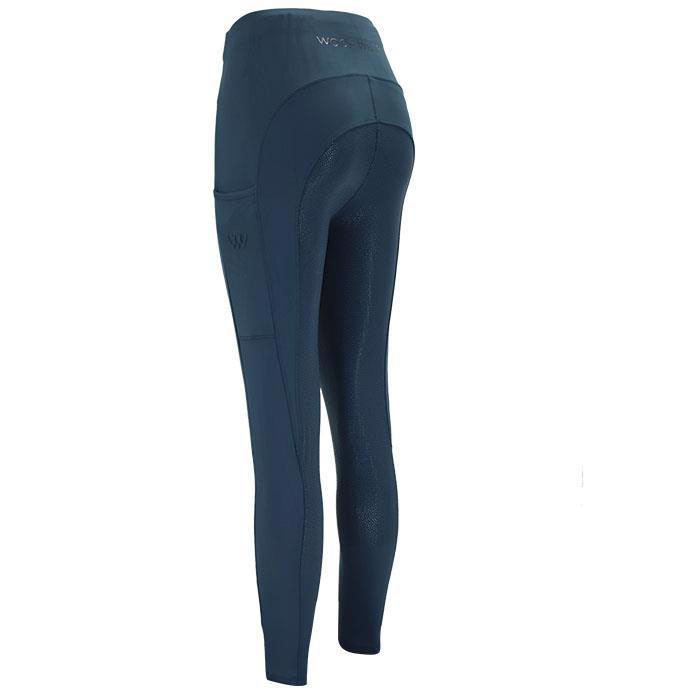 Woof Wear | Original Full Seat Riding Tights | Petrol Blue