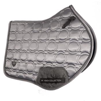 Woof Wear | Vision Close Contact Saddle Pad | Brushed Steel