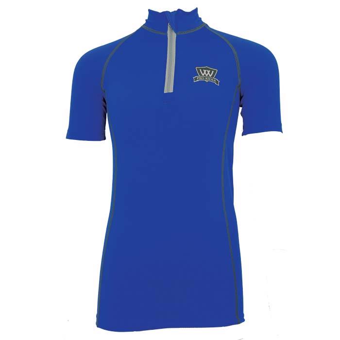 Young Rider Pro Short Sleeve Perf. Shirt | Electric Blue