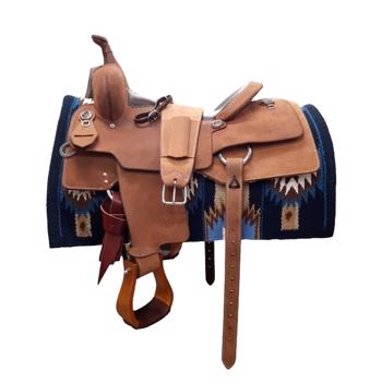 Circle Y | Cody Crow Ranch Rider Roughout Work Saddle 16"
