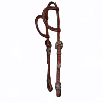 Specialtilbud: Reinsman 5/8" Basket Weave Headstall + Leather Therapy Wash