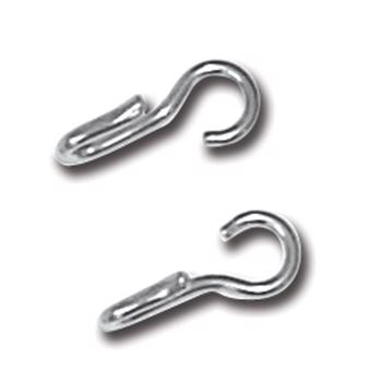 Stainless Steel "J"Hooks (1 pair)